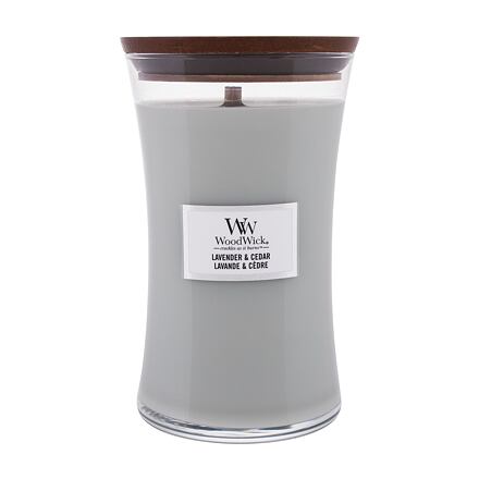 WoodWick Lavender & Cedar vonná svíčka 610 g