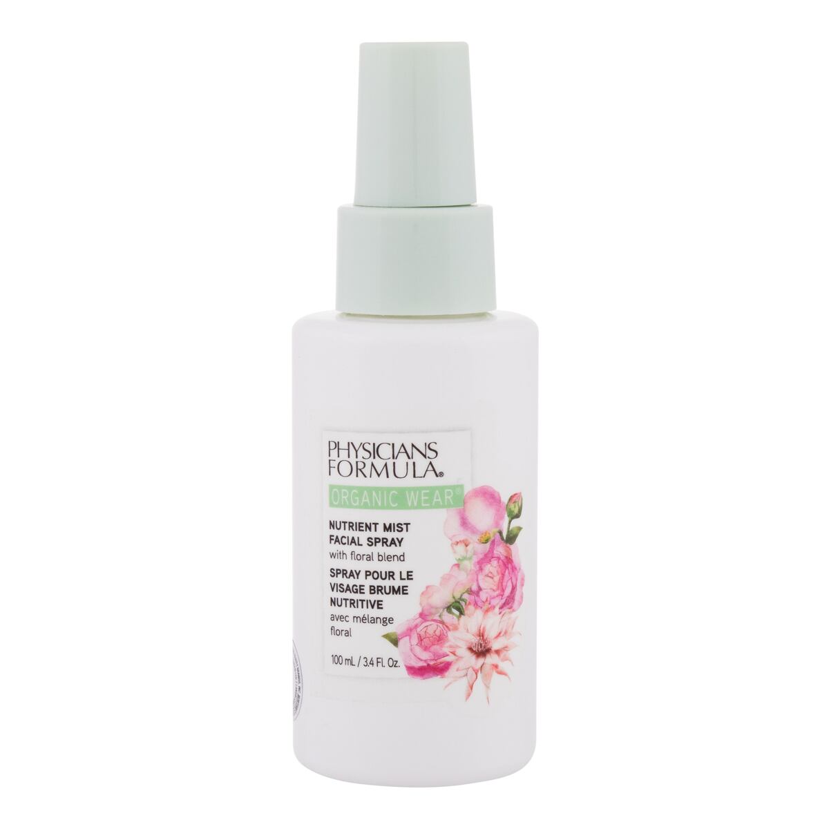 Physicians Formula Organic Wear Nutrient Mist Facial Spray dámská hydratační a rozjasňující pleťová mlha 100 ml pro ženy