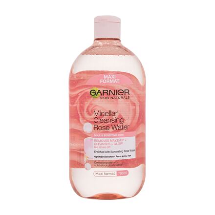 Garnier Skin Naturals Micellar Cleansing Rose Water dámská čisticí a rozjasňující micelární voda 700 ml pro ženy