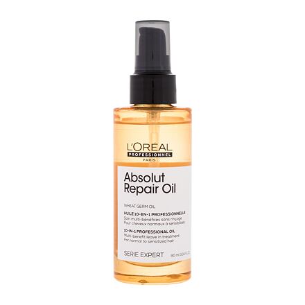 L'Oréal Professionnel Absolut Repair 10-In-1 Professional Oil ochranný a posilující olej pro poškozené vlasy 90 ml pro ženy