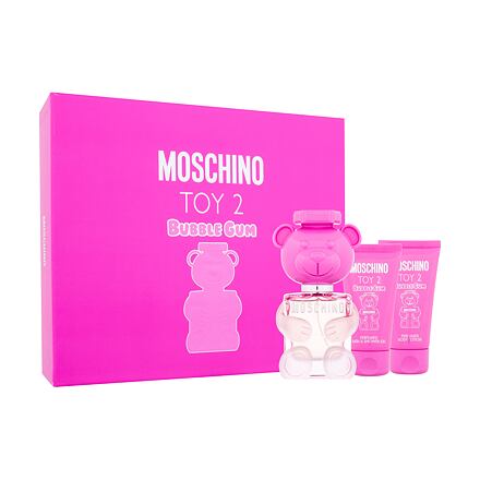 Moschino Toy 2 Bubble Gum dámská dárková sada toaletní voda 50 ml + tělové mléko 50 ml + sprchový gel 50 ml pro ženy