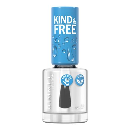 Rimmel London Kind & Free lak na nehty 8 ml odstín transparentní