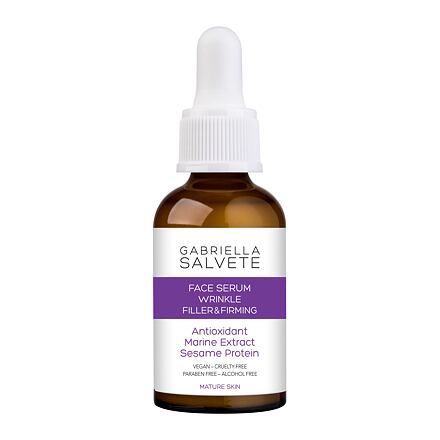 Gabriella Salvete Face Serum Wrinkle Filler & Firming dámské zpevňující sérum proti vráskám pro zralou pleť 30 ml pro ženy