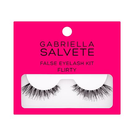 Gabriella Salvete False Eyelash Kit Flirty dámské sada: umělé řasy 1 pár + lepidlo na řasy 1 g