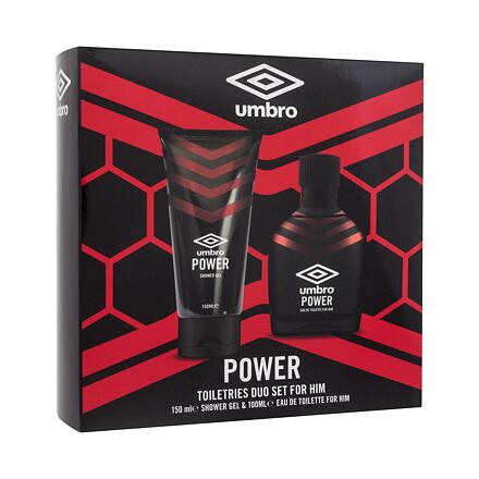 UMBRO Power pánská dárková sada toaletní voda 100 ml + sprchový gel 150 ml pro muže