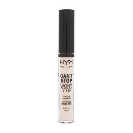 NYX Professional Makeup Can't Stop Won't Stop Contour Concealer plně krycí a dlouhotrvající tekutý korektor 3.5 ml odstín 1.5 fair