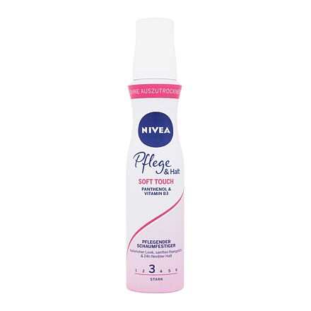 Nivea Care & Hold Soft Touch Caring Mousse dámské tužidlo na vlasy střední fixace 150 ml pro ženy