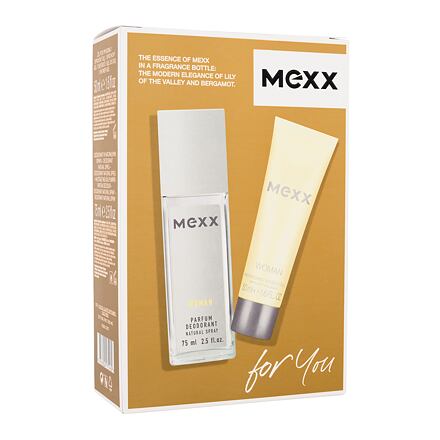 Mexx Woman dámský dárková sada deodorant 75 ml + sprchový gel 50 ml pro ženy