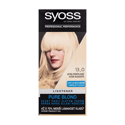 Syoss Permanent Coloration Lightener dámská permanentní zesvětlovač vlasů 50 ml odstín blond pro ženy