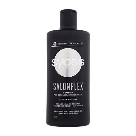 Syoss SalonPlex Shampoo dámský šampon pro chemicky i mechanicky namáhané vlasy 440 ml pro ženy