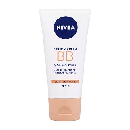 Nivea BB Cream 5in1 Day Cream SPF15 hydratační bb krém 50 ml odstín Light