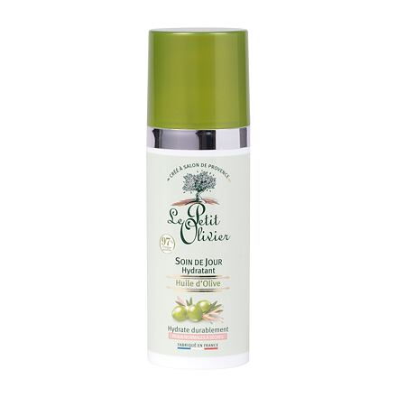 Le Petit Olivier Olive Oil Moisturizing dámský hydratační pleťový krém pro normální až suchou pleť 50 ml pro ženy poškozená krabička