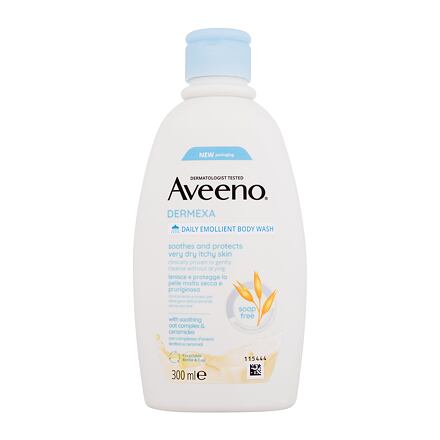 Aveeno Dermexa Daily Emollient Body Wash unisex zklidňující a ochranný sprchový gel pro velmi suchou a svědivou pokožku 300 ml unisex