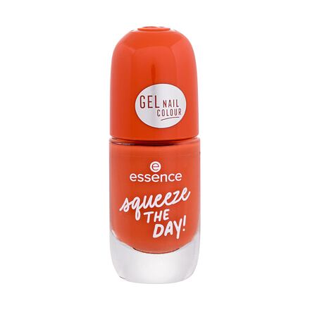 Essence Gel Nail Colour rychleschnoucí lak na nehty s lesklým efektem 8 ml odstín oranžová