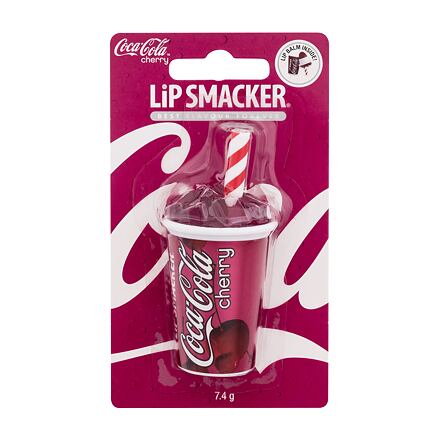 Lip Smacker Coca-Cola Cup Cherry dětský balzám na rty s příchutí 7.4 g