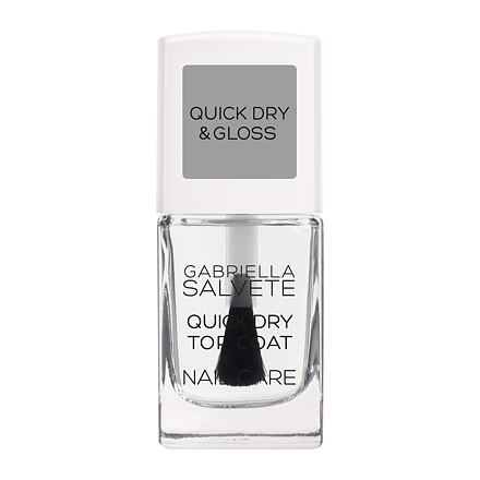 Gabriella Salvete Nail Care Quick Dry Top Coat rychleschnoucí vrchní lak na nehty 11 ml odstín transparentní