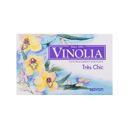 Vinolia Trés Chic Soap dámské hydratační mýdlo s květinovou vůní 150 g pro ženy