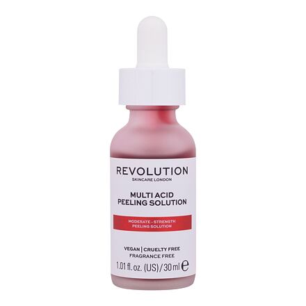Revolution Skincare Multi Acid Moderate - Strength Peeling Solution dámský peelingové sérum pro citlivější pleť 30 ml pro ženy