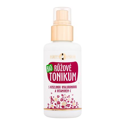 Purity Vision Rose Bio Tonic unisex hydratační a zpevňující pleťové tonikum 100 ml unisex