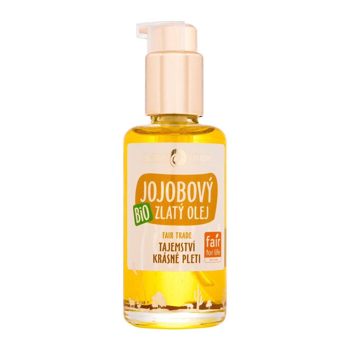 Purity Vision Jojoba Bio Gold Oil pečující pleťový olej 100 ml