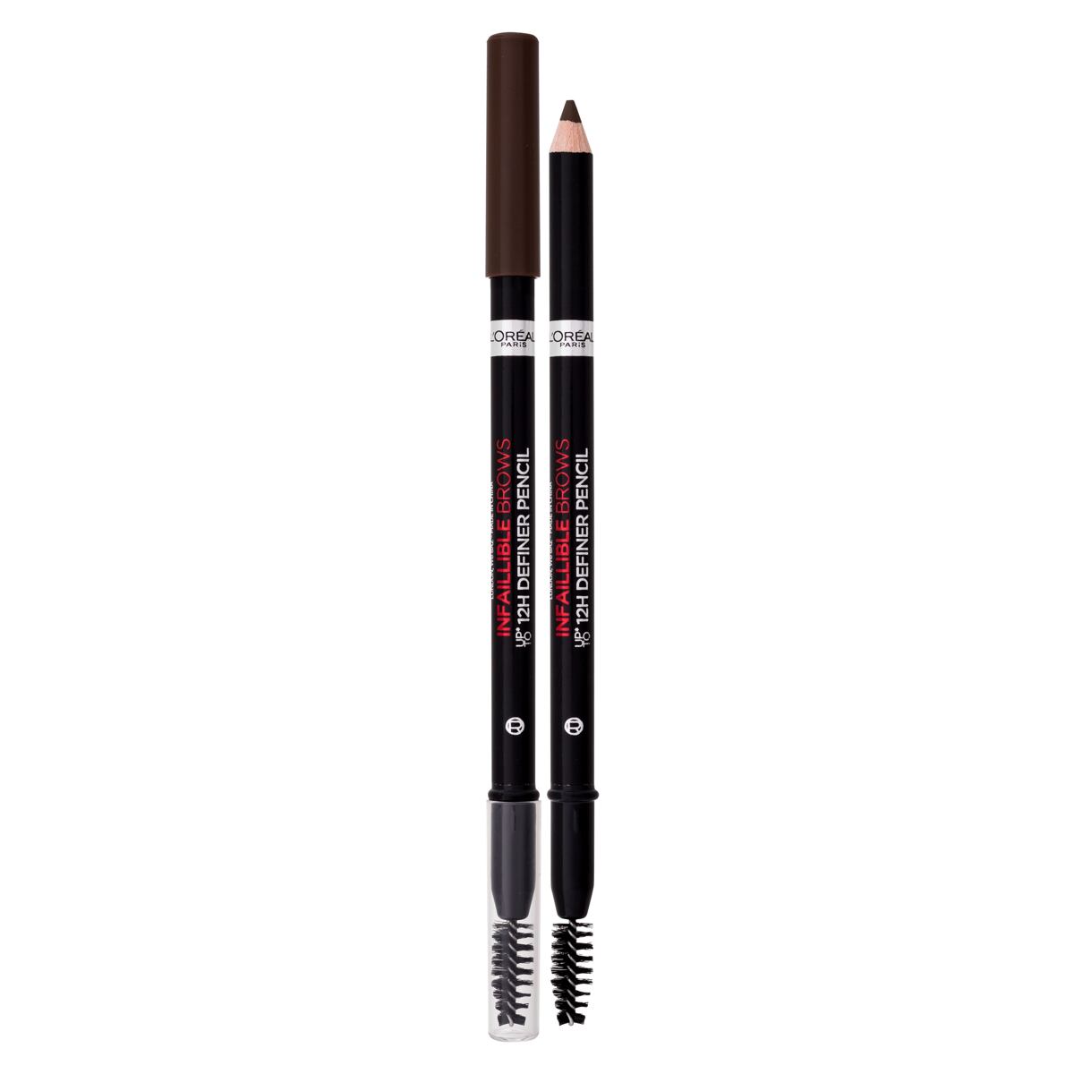 L'Oréal Paris Infaillible Brows 12H Definer Pencil dámská tužka na obočí s pudrovým finišem 1 g odstín hnědá