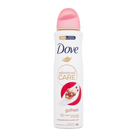 Dove Advanced Care Go Fresh Pomegranate & Lemon Verbena 72h dámský antiperspirant s vůní granátového jablka a verbeny 150 ml pro ženy