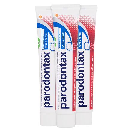 Parodontax Extra Fresh Trio osvěžující zubní pasta proti krvácení dásní 3x75 ml