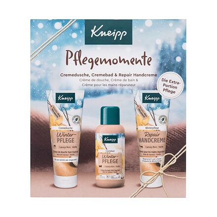 Kneipp Winter Feeling Capuacu Nut & Vanilla dámská dárková sada pěna do koupele Winter Feeling 100 ml + krém na ruce Winter Feeling 75 ml + sprchový gel Winter Feeling 75 ml pro ženy