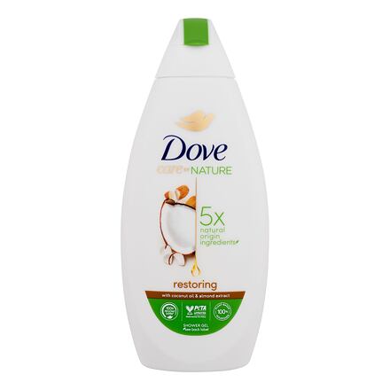 Dove Care By Nature Restoring Shower Gel dámský vyživující, hydratační a obnovující sprchový gel 400 ml pro ženy