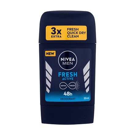 Nivea Men Fresh Active 48h pánský deostick bez obsahu hliníku 50 ml pro muže