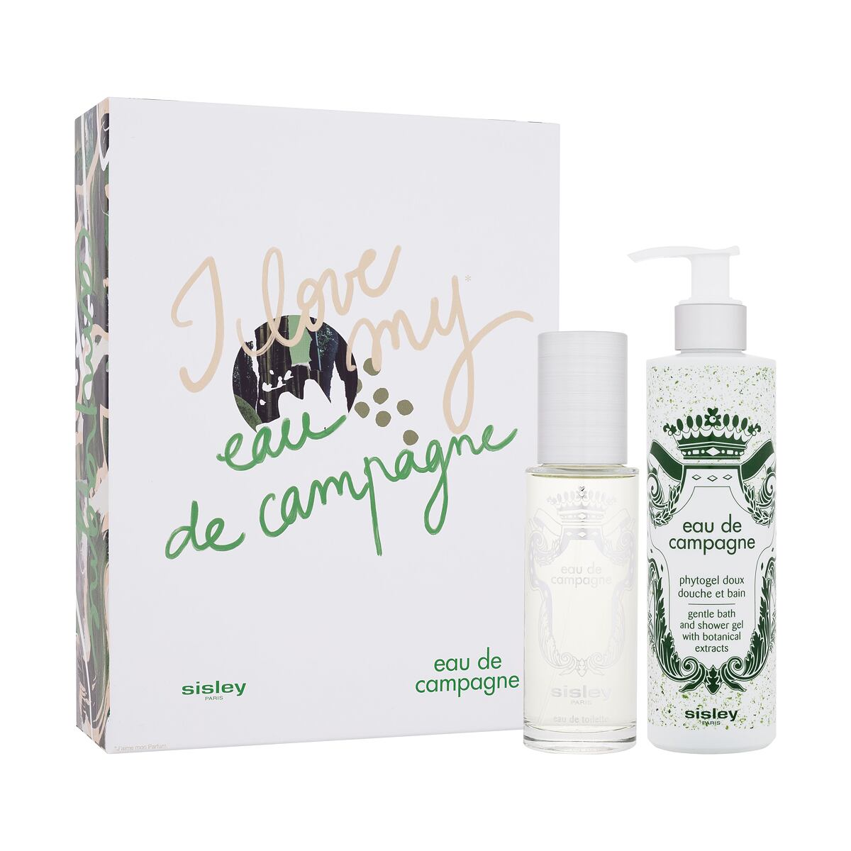 Sisley Eau de Campagne unisex dárková sada toaletní voda 100 ml + sprchový gel 250 ml unisex