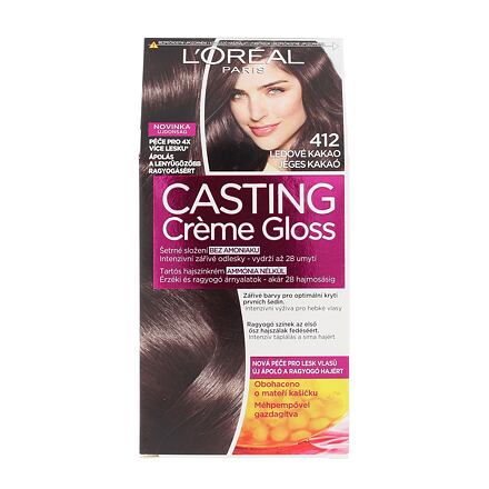L'Oréal Paris Casting Creme Gloss dámská barva na vlasy 48 ml odstín hnědá pro ženy poškozená krabička