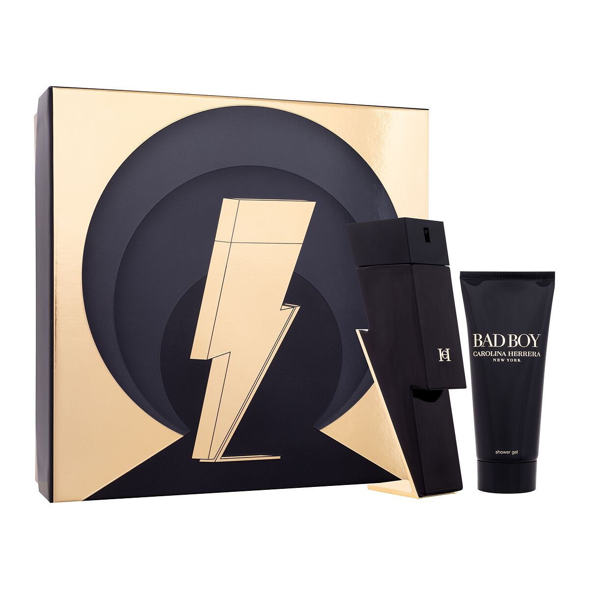 Carolina Herrera Bad Boy SET3 pánská dárková sada toaletní voda 100 ml + sprchový gel 100 ml pro muže