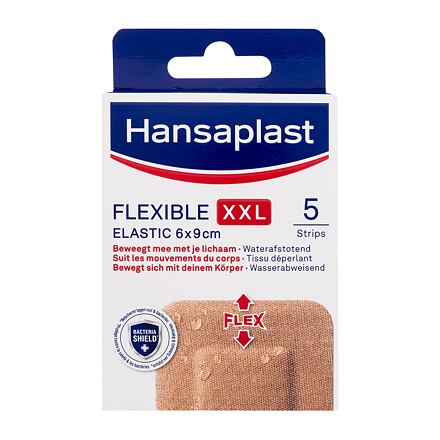 Hansaplast Elastic Flexible XXL Plaster extra flexibilní a voděodolné náplasti na střední až větší rány 5 ks
