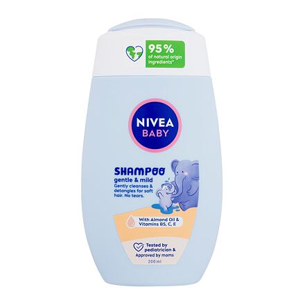 Nivea Baby Gentle & Mild Shampoo dětský jemný šampon na vlasy 200 ml pro děti