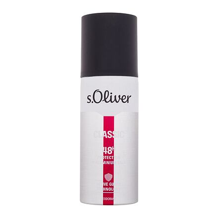 s.Oliver Classic pánský deodorant ve spreji bez obsahu hliníku 150 ml pro muže