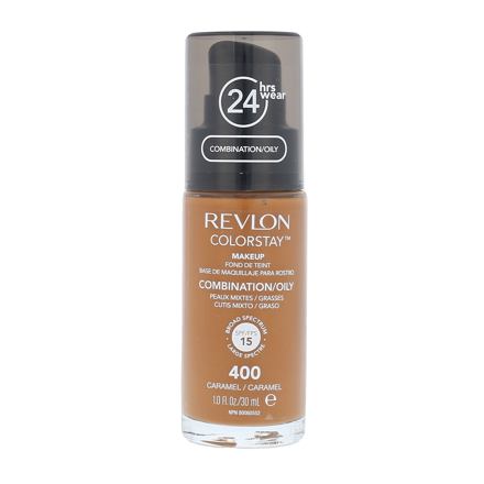 Revlon Colorstay Combination Oily Skin SPF15 make-up pro smíšenou až mastnou pleť 30 ml odstín 400 Caramel