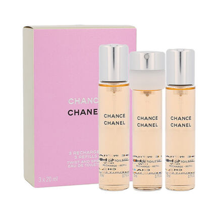 Chanel Chance dámská toaletní voda náplň 3x20 ml pro ženy