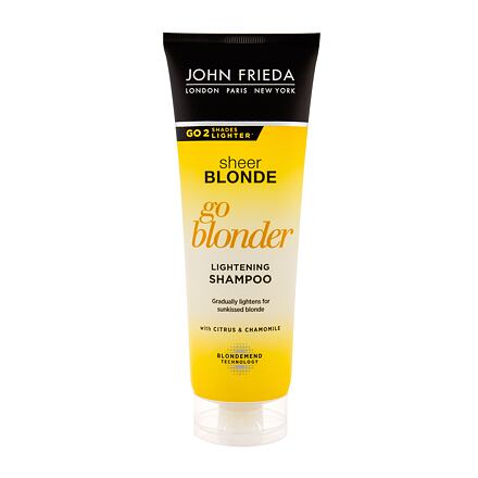 John Frieda Sheer Blonde Go Blonder dámský šampon pro zesvětlení blond vlasů 250 ml pro ženy