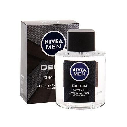 Nivea Men Deep Comfort pánská voda po holení s antibakteriálními účinky 100 ml