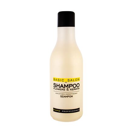 Stapiz Basic Salon Flowers & Keratin dámský regenerační šampon s keratinem 1000 ml pro ženy