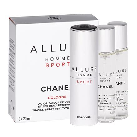 Chanel Allure Homme Sport Cologne pánská kolínská voda twist and spray 3x20 ml pro muže