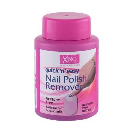 Xpel Nail Care Quick 'n' Easy Acetone Free dámský odlakovací tamponky na nehty bez acetonu 75 ml