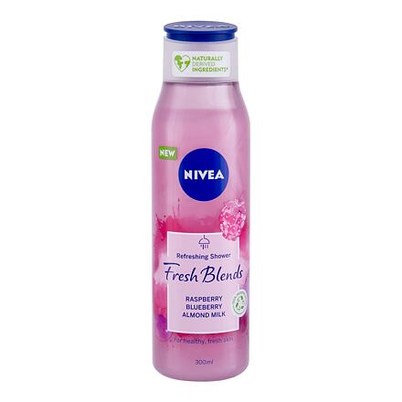Nivea Fresh Blends Raspberry dámský osvěžující sprchový gel s ovocnou vůní 300 ml pro ženy