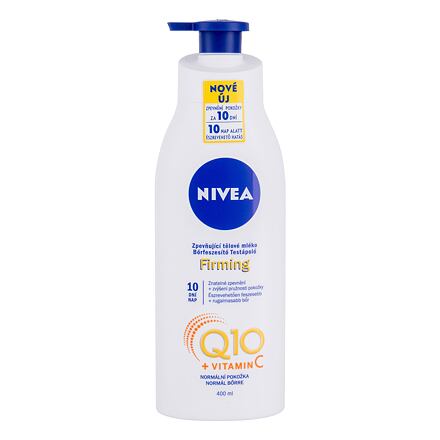 Nivea Q10 + Vitamin C Firming dámské zpevňující tělové mléko pro normální pokožku 400 ml pro ženy