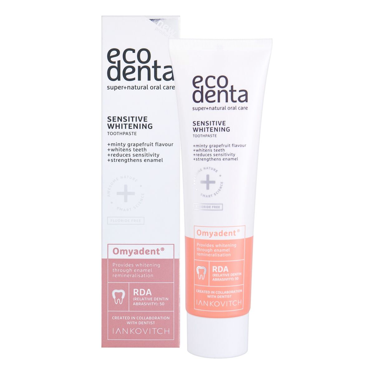 Ecodenta Toothpaste Omyadent bělicí pasta pro citlivé zuby a dásně 100 ml