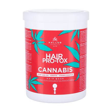 Kallos Cosmetics Hair Pro-Tox Cannabis dámská maska pro poškozené vlasy 1000 ml pro ženy