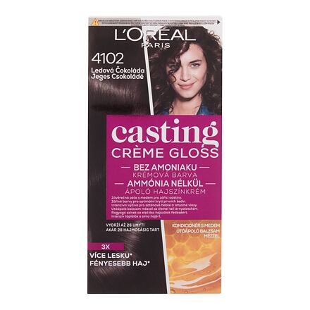 L'Oréal Paris Casting Creme Gloss dámská barva na vlasy na barvené vlasy 48 ml odstín hnědá pro ženy