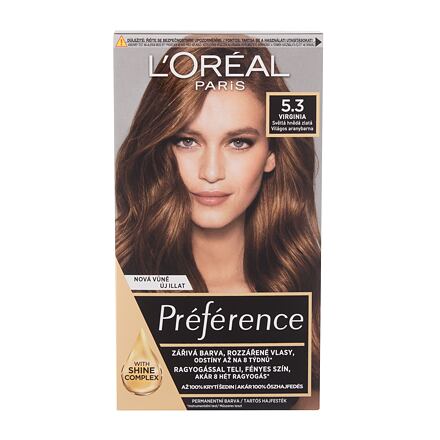 L'Oréal Paris Préférence dámská permanentní barva na vlasy 60 ml odstín hnědá pro ženy