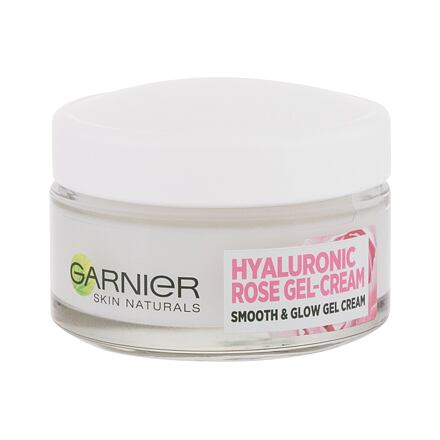 Garnier Skin Naturals Hyaluronic Rose Gel-Cream dámský zjemňující a rozjasňující pleťový gelový krém 50 ml pro ženy